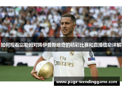 如何观看富勒姆对阵伊普斯维奇的精彩比赛和直播信息详解