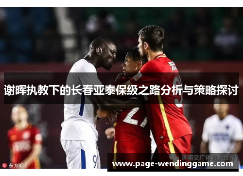 谢晖执教下的长春亚泰保级之路分析与策略探讨