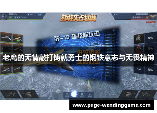 老鹰的无情敲打铸就勇士的钢铁意志与无畏精神