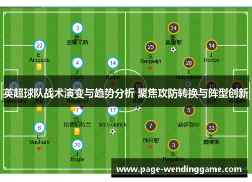 英超球队战术演变与趋势分析 聚焦攻防转换与阵型创新